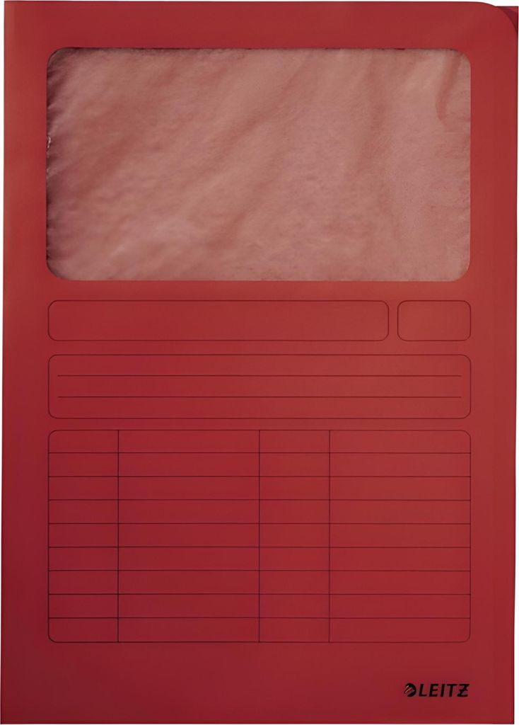 Leitz 39500025, A4, Karton, Rot, Porträt, Recyclingpapier, 220 mm