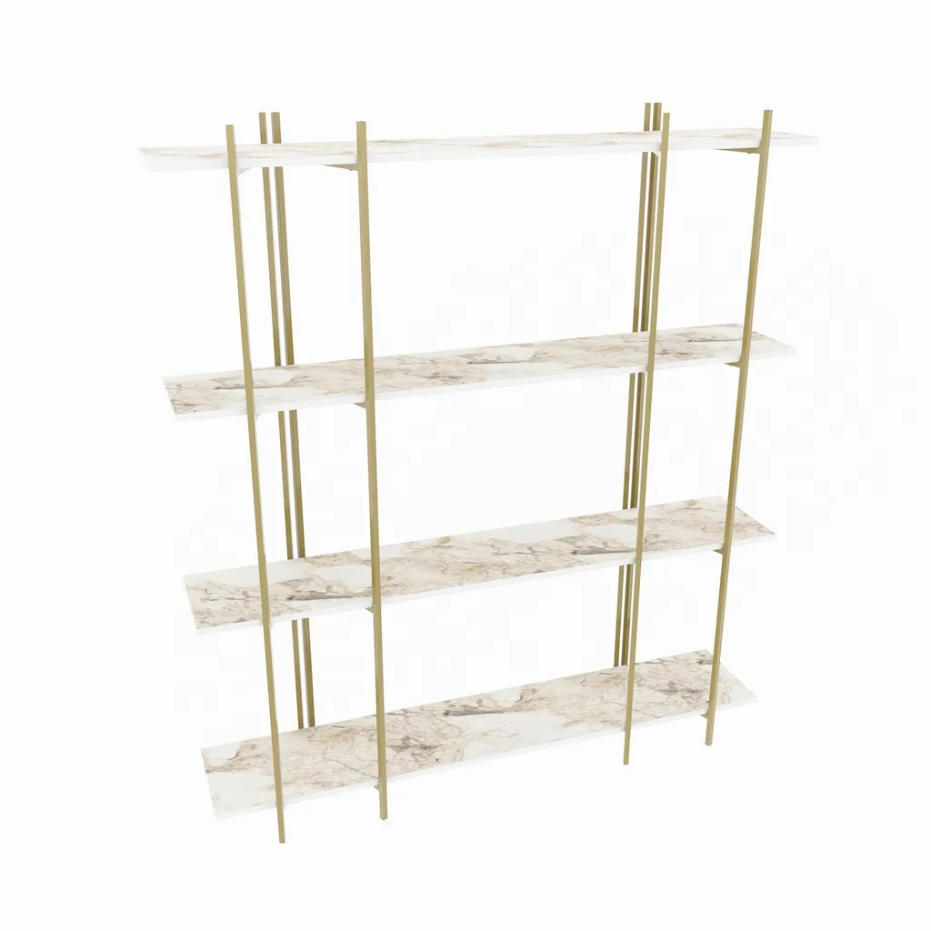 Bibliothèque Moss : Solution Rangement Design pour Grands Murs Blancs - 4