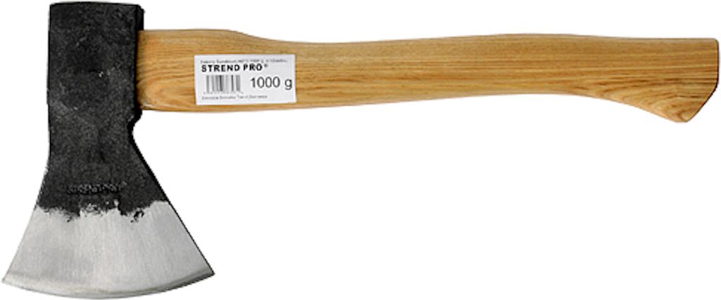 PROREGAL Fällaxt 0600g Sandblaster, mit einem Holzgriff 360mm