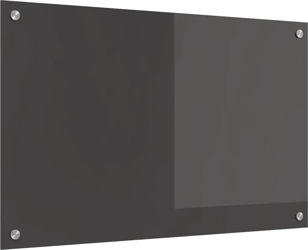 Paraschizzi Cucina Grigio Scuro 80x50 Vetro Temperato - Vetro Arredo