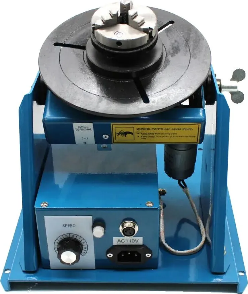 Positionneur de soudage rotatif 10 kg inclinable 0-90° Bleu 220V