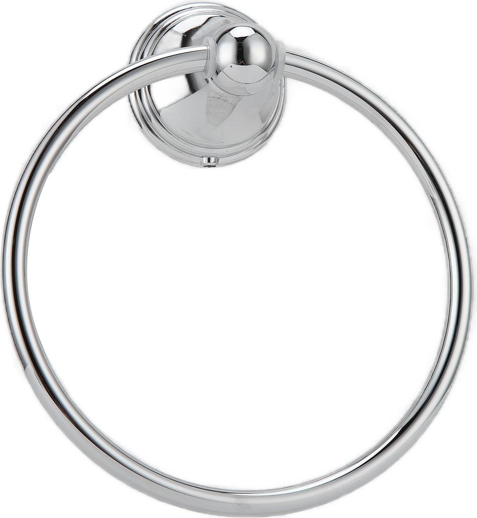 Handtuchring Edelstahl Handtuchhalter Wandmontierte Handtuchhalter Badezimmer Hardware Rack (893 Chromplatte)