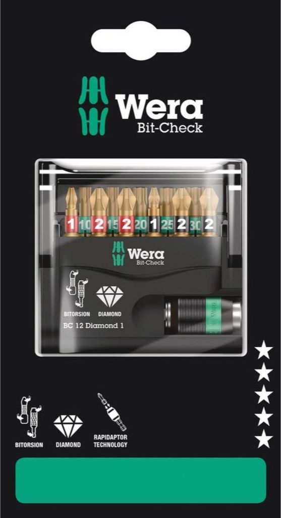 Wera 05136392001 screwdriver bit 11 pc(s)