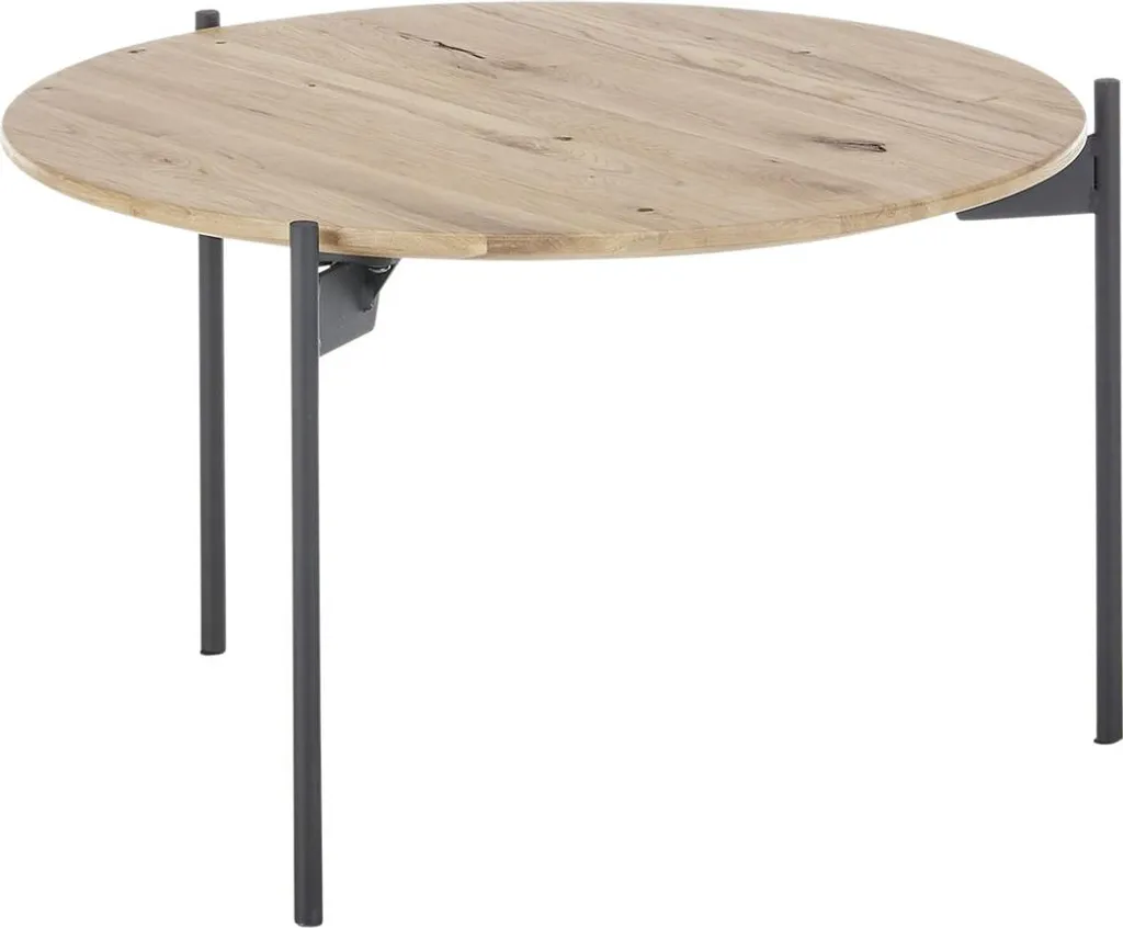 Table Basse Robuste en Chêne Massif ASSUAN - Finition Durable 55cm