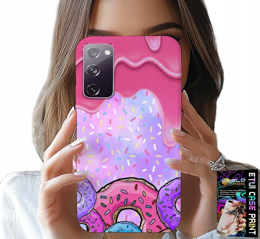 Cover Samsung S20 Lite con Ciambelle e Vetro 9H | Protezione Totale