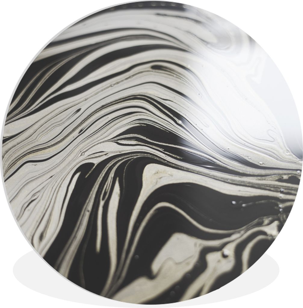 MuchoWow - Wand-Kreis - Wohnzimmer - Bild - Runde - Wanddeko - Dibond - Kunstdrucke