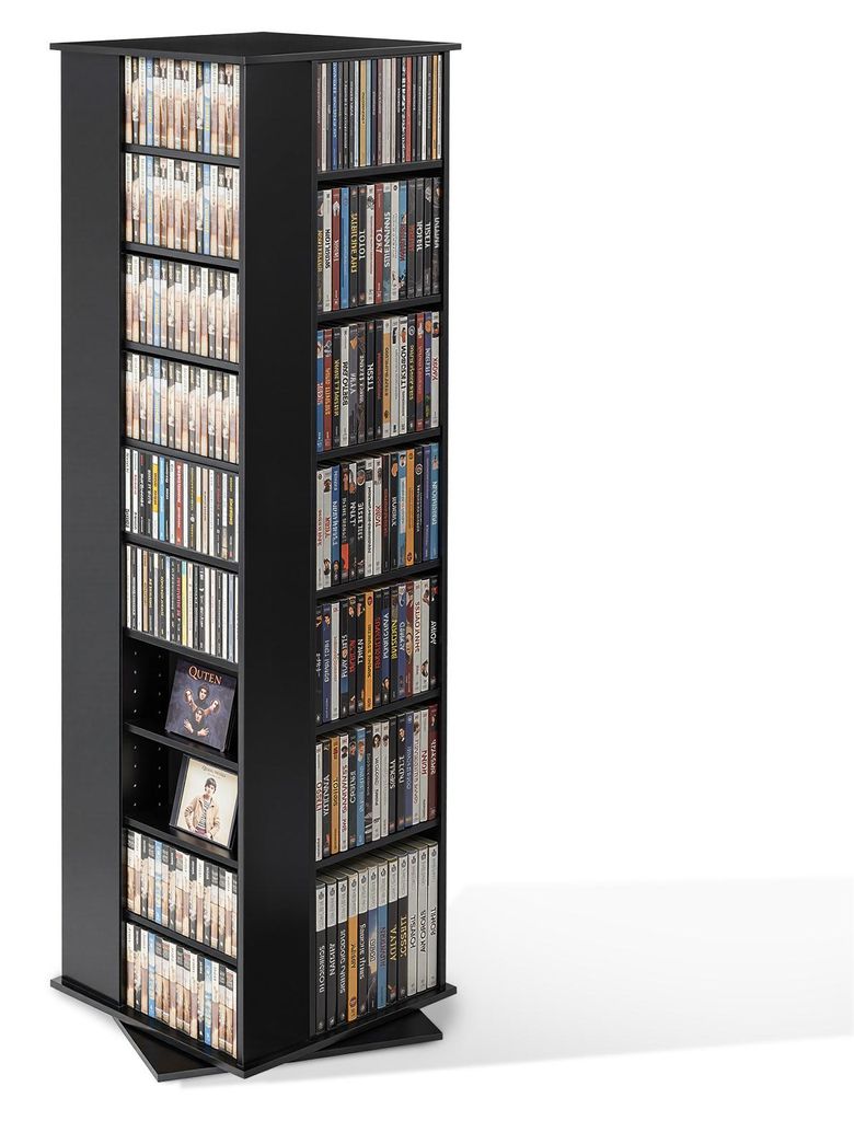 VEVOR Otočný regál na DVD s 34 přihrádkami, nastavitelný Obrázek produktu 