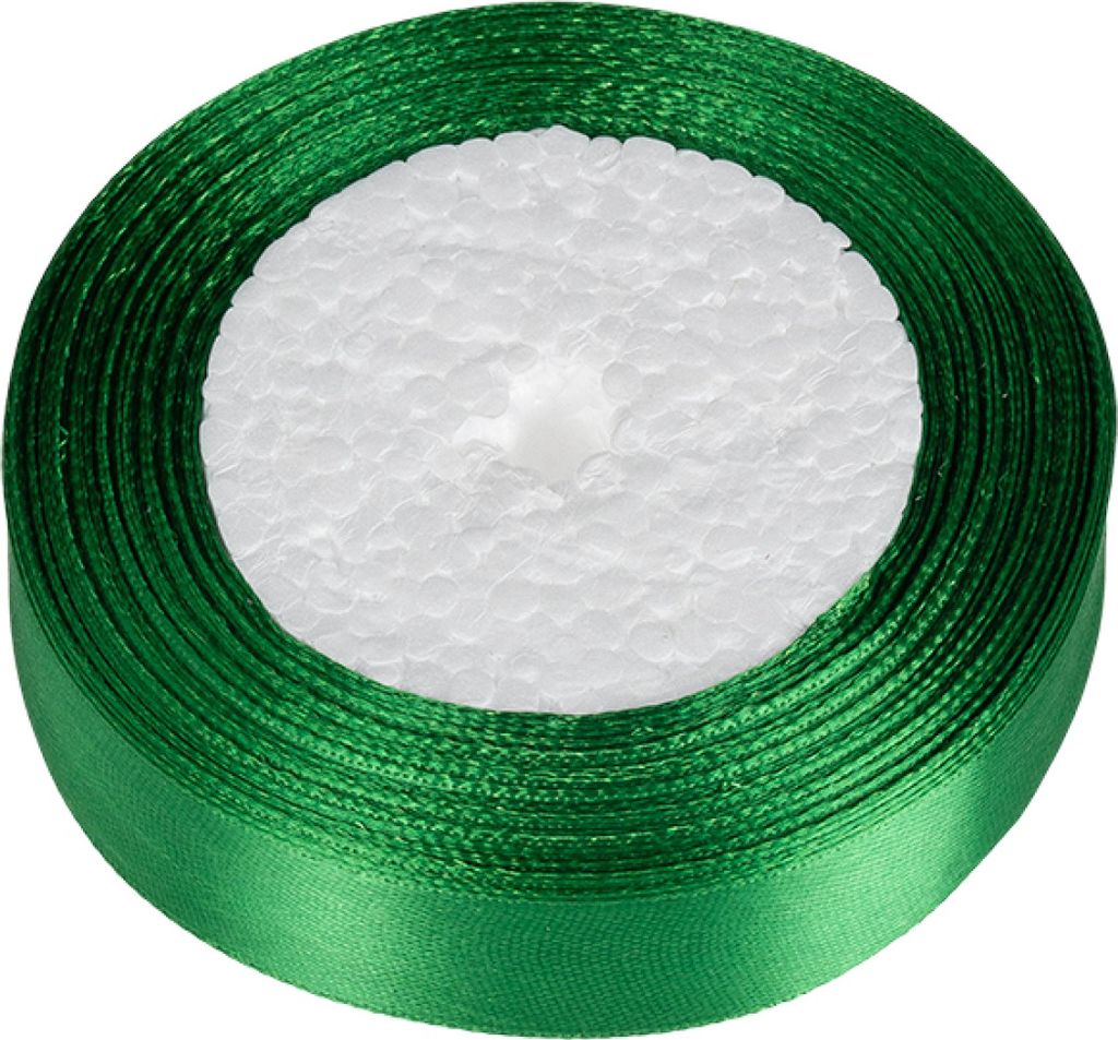 Satinband – 20 mm / 22,5 m – Grün