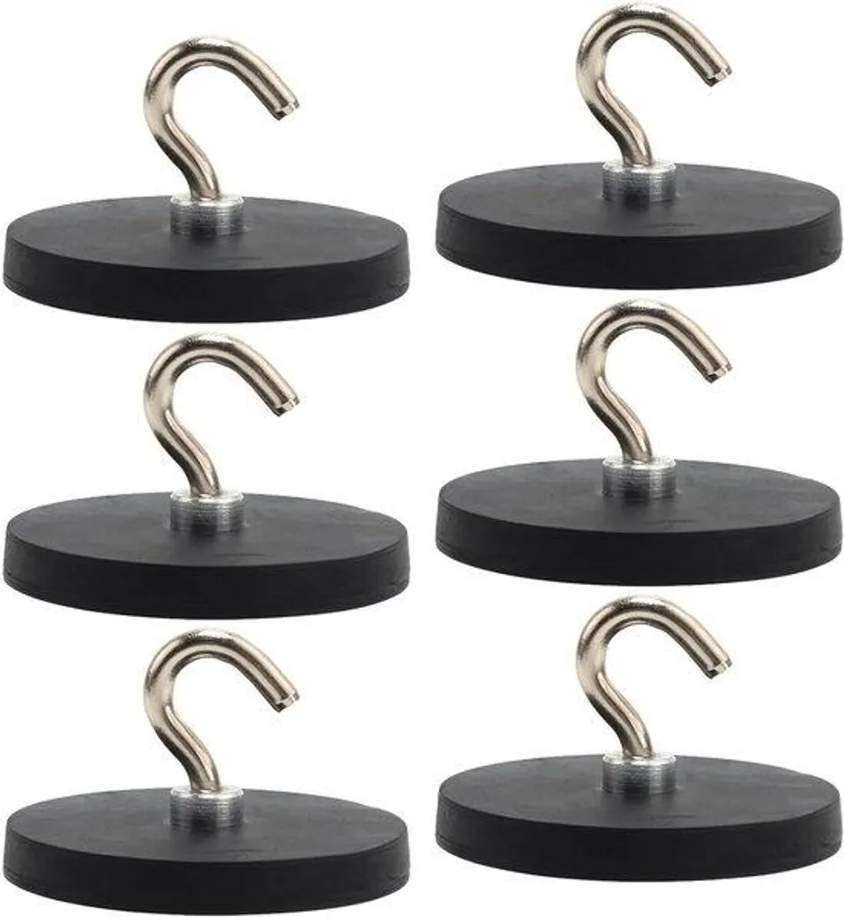 Aimant de Levage 43 mm avec Crochet pour Tringle et Rangement Cuisine