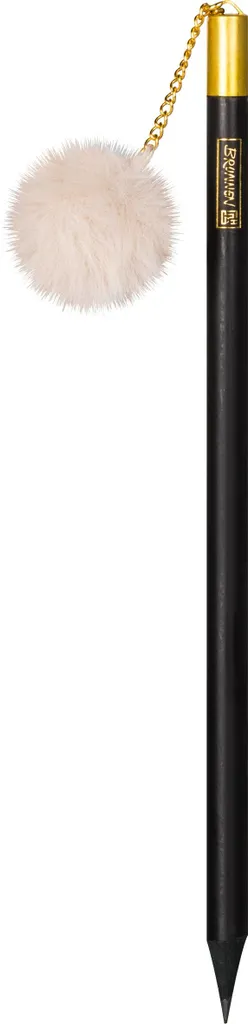 Crayon Graphite HB avec Pompon Bommel BRUNNEN pour dessin et notes - 2