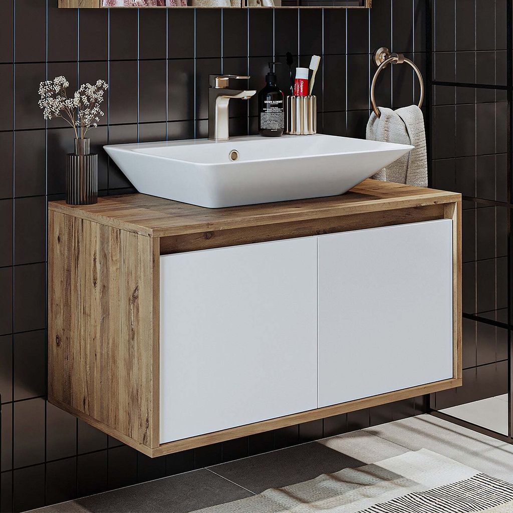 Roomart Atlantic, Waschbecken mit Unterschrank, 85 cm - Produktbild 1
