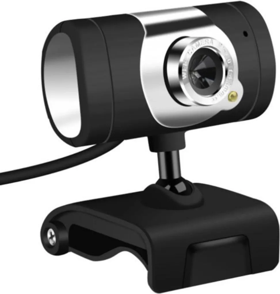 Webcam Allteq ALTQ-WEB-100 HD 12 MP USB avec Noir Support Clip Fixe