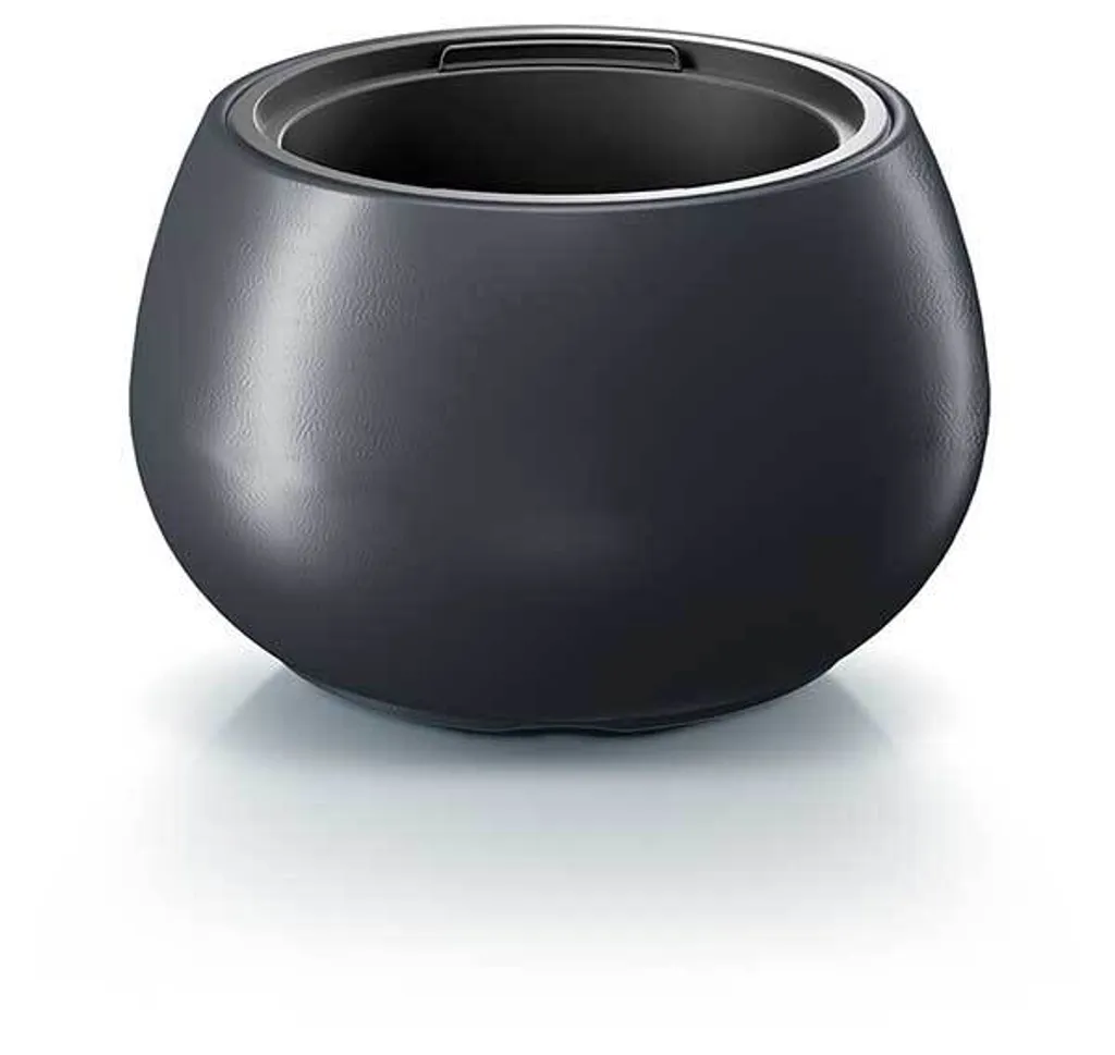 Pot de Fleurs pour Terrasse HEOS 43,6 cm Anthracite - Déco Extérieure - 4