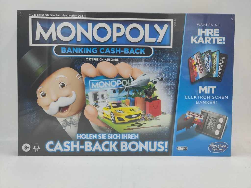 Hasbro Monopoly Banking Cash-Back ÖSTERREICH AUSGABE; Produktbild 