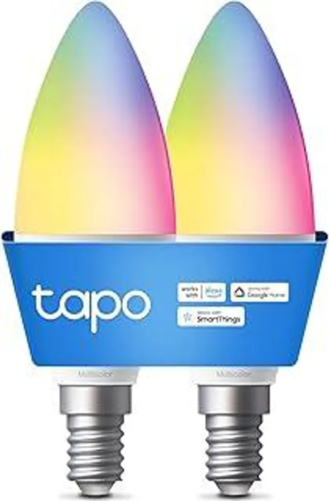 Tapo L430C E14 Confezione da 2: Lampadine Smart WiFi RGB Multicolore