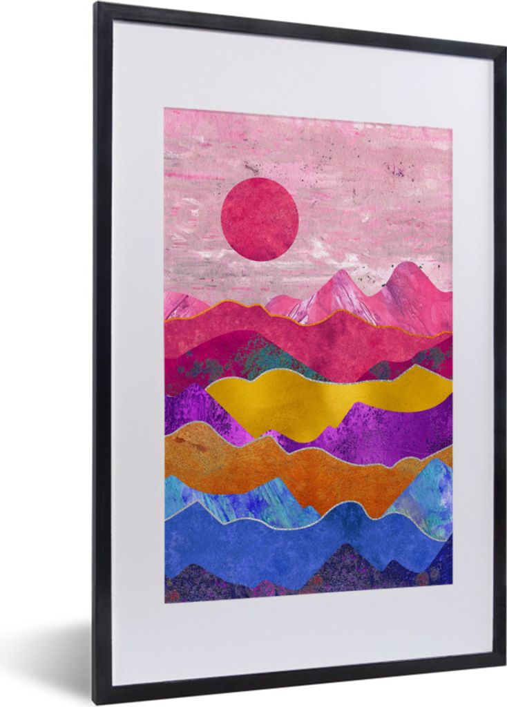 MuchoWow® Gerahmtes Poster Bi - Gold - Stolz 40x60 cm - Produktbild 