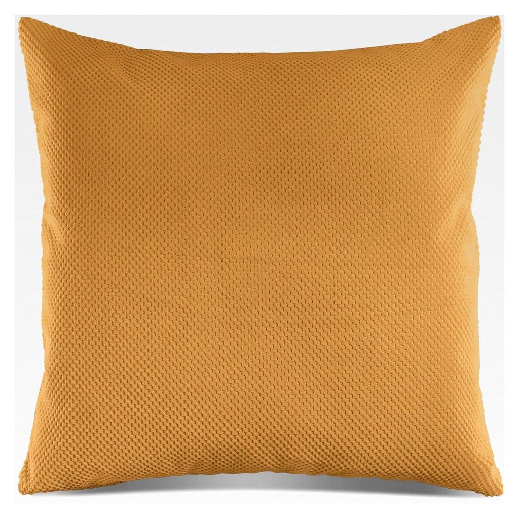 Dekokissen extra weich mit Struktur in Bubble-Optik für Sofa ca. 45x45 / 70x70 (70x70, Senf)