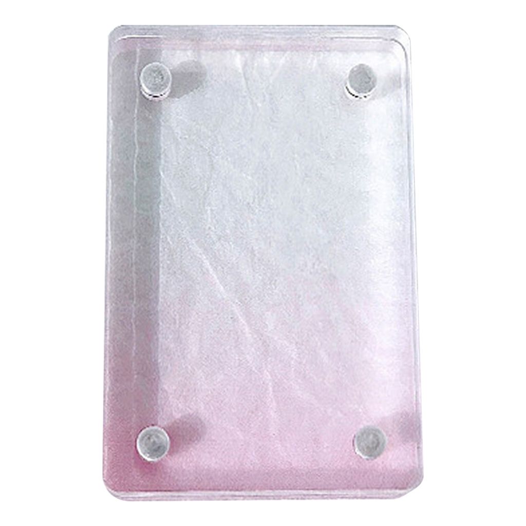 Karte Ziegel verdickte magnetische Saughaut Fotos Gradientenfarben länglich Form DIY Bilder transparent aufsichtige Foto-Ornament Schülern Gesche...