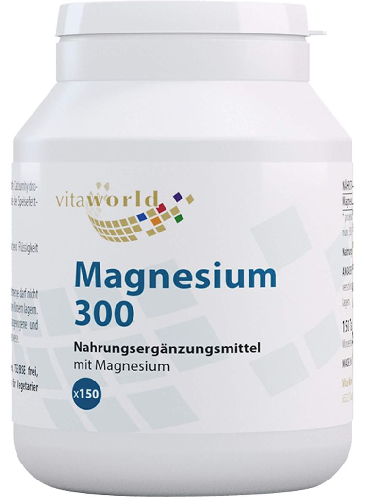 Vitaworld Magnesium 300 Tabletten, 150 St. Tabletten Produktbild 