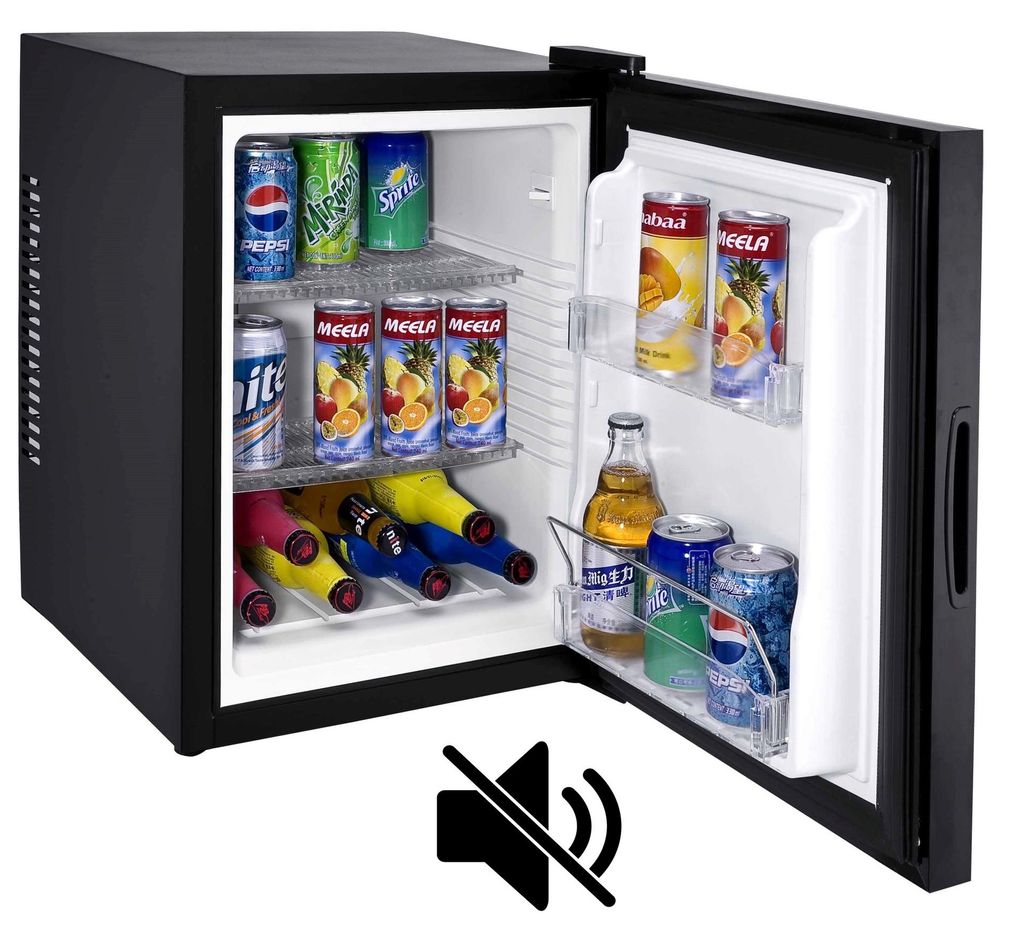 Guzzanti GZ 44, Minibar s chladničkou, Stojací, Černá, Obrázek produktu 