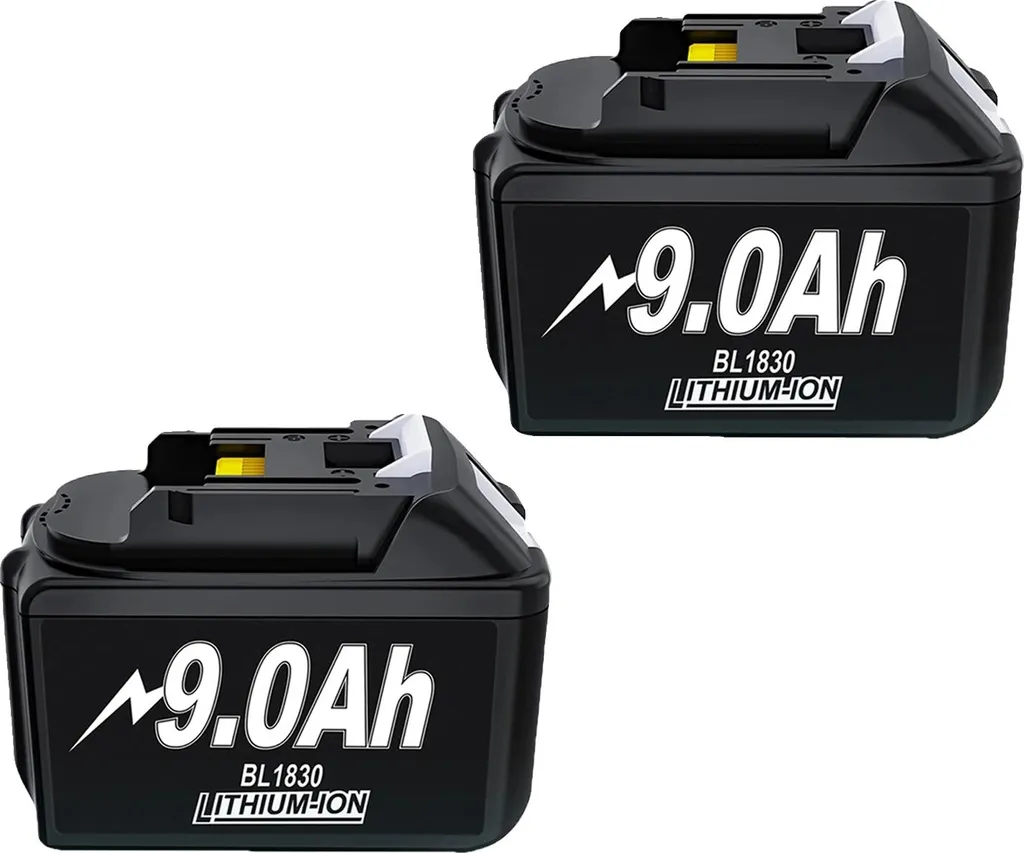 Batterie 9000mAh : Dites Adieu aux Pannes d'Énergie, Pack de 2 Multi-Modèle