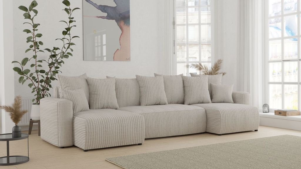 Sedací souprava do U CHENOA - béžová Obrázek produktu 