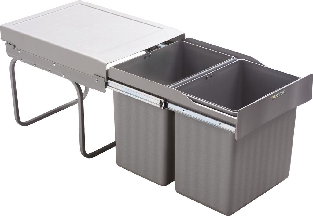 Mülleimer Rota Einbau ab 40cm Schrankbreite 2x 16 L Abfalleimer Küche