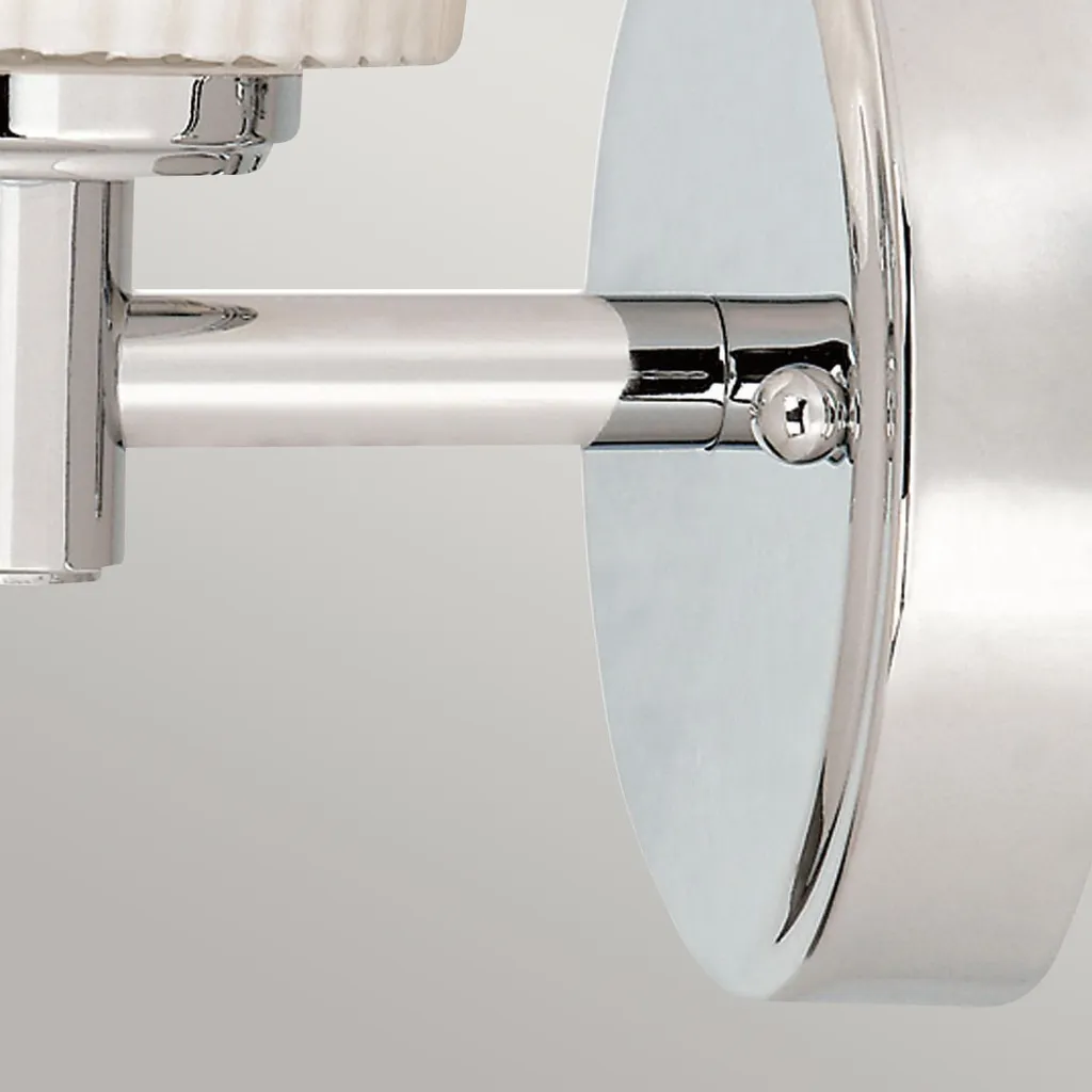 Applique étanche IP44 pour salle de bain Binstead chrome antibuée