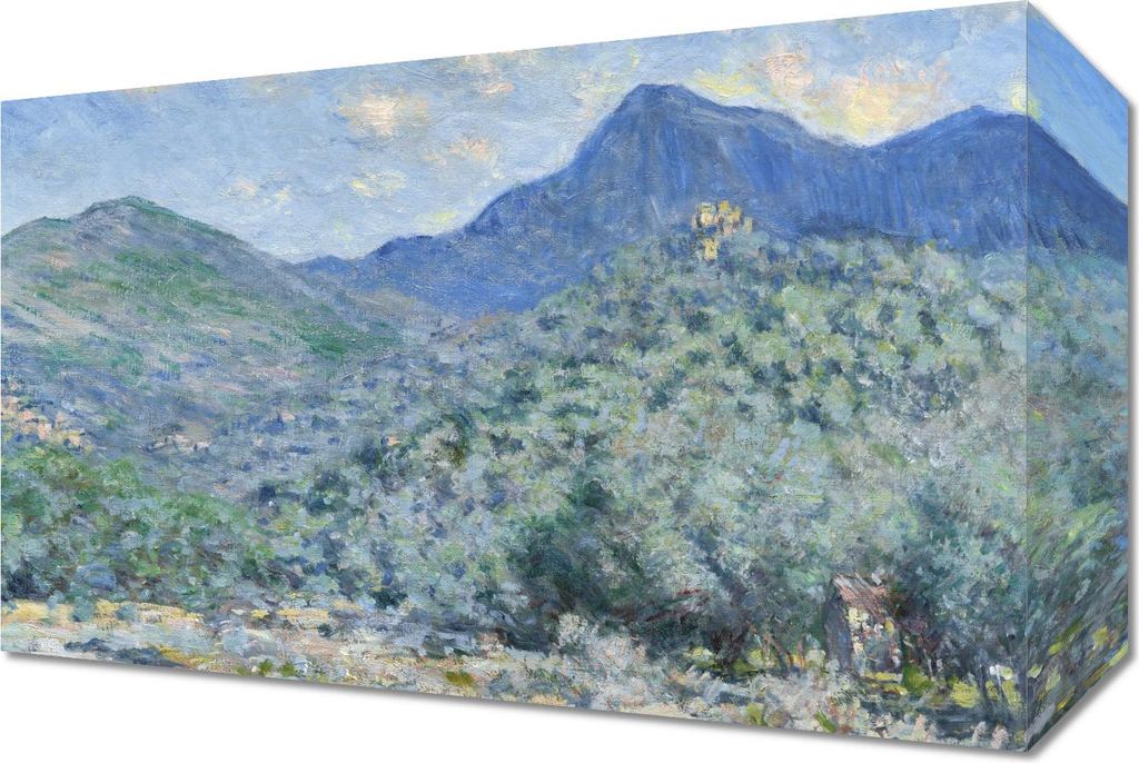 Bild 30x20cm Valle Buona, Nähe Bordighera, Monet Vintage