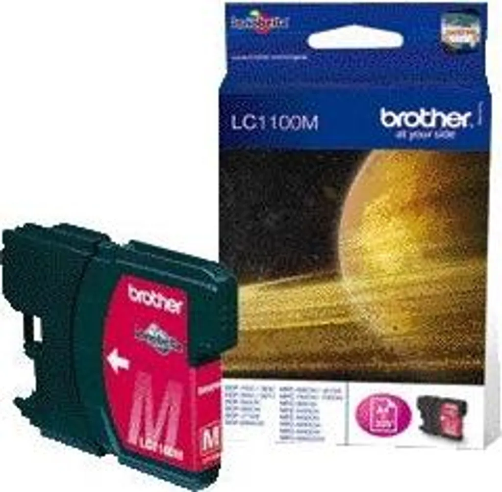 Consommable Imprimante Brother LC1100M Magenta pour Documents de Bureau