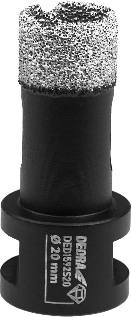 Trépan pour carrelage dur 25mm Dedra DED1592S25 M14 perçage à sec efficace