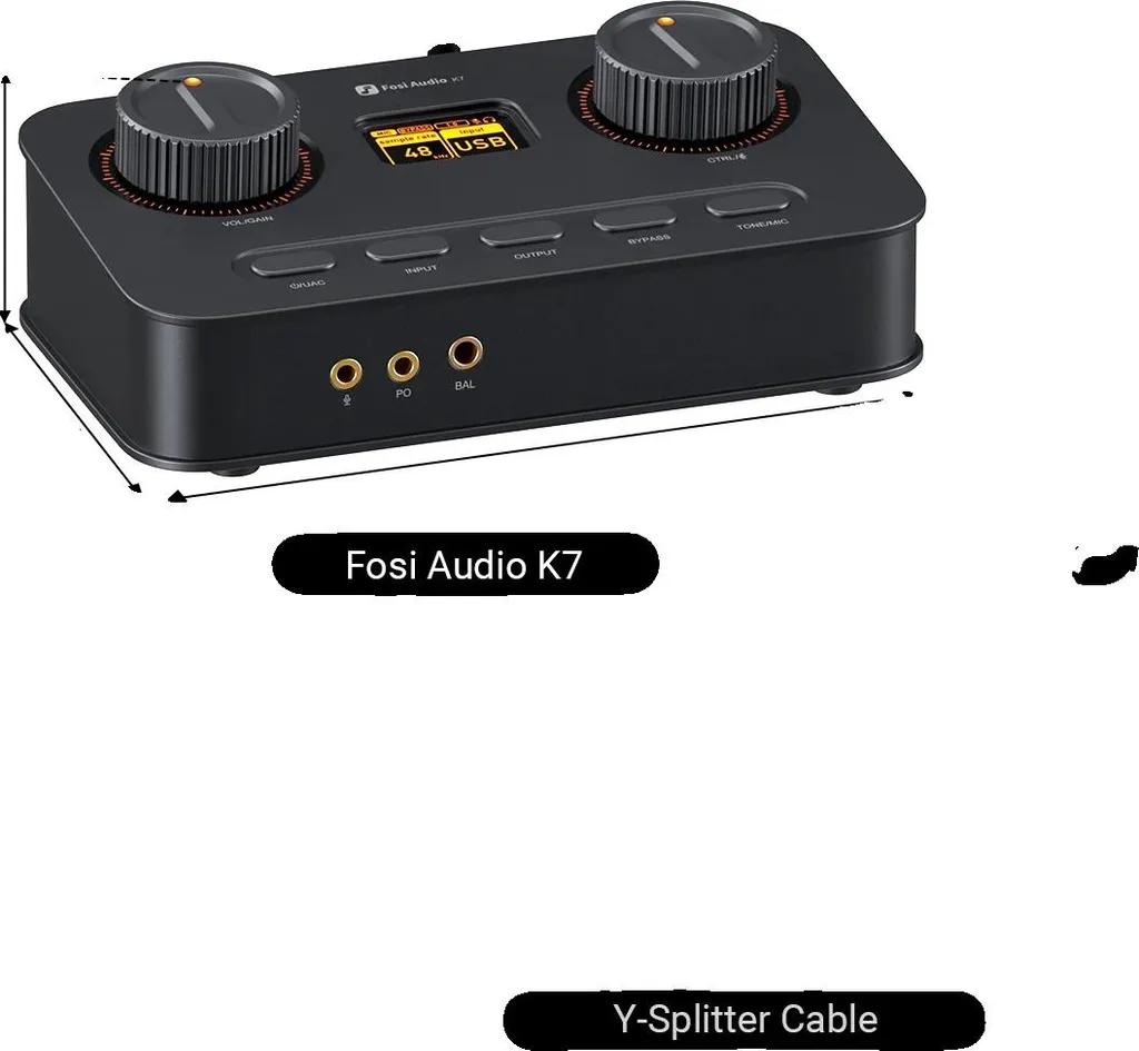 K7 DAC et Amplificateur de Casque Hi-Fi avec Connectivité Polyvalente