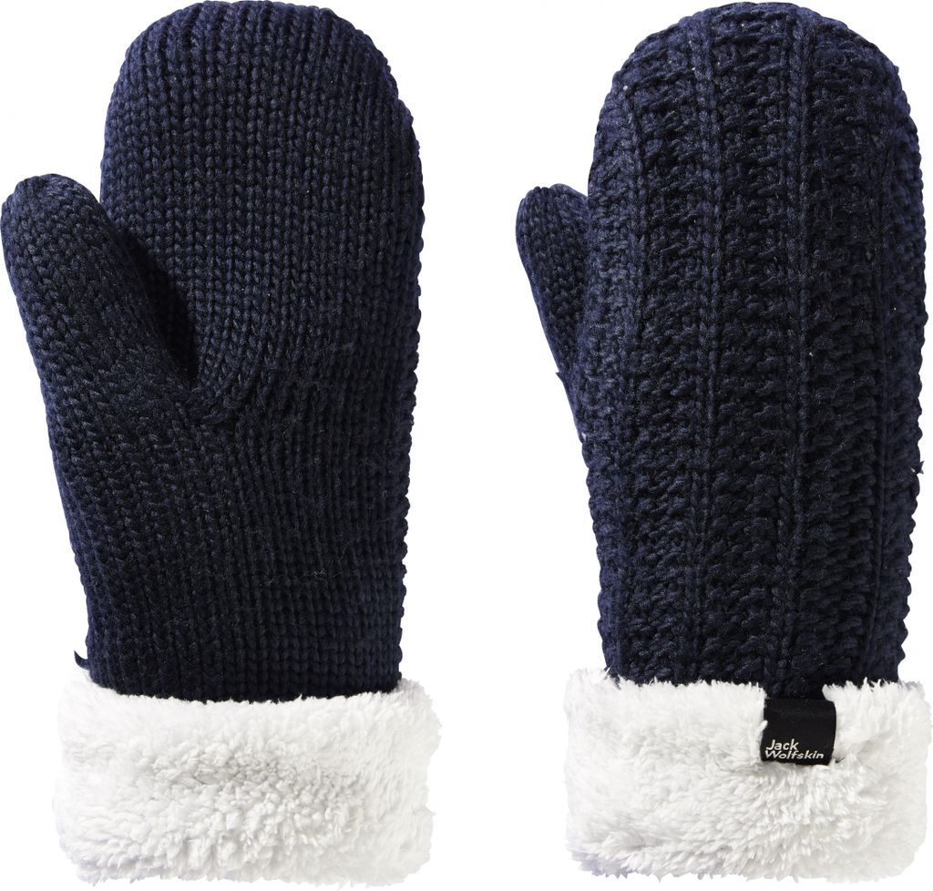 Jack Wolfskin Highloft Knit Mitten W Night Blue Night Blue Produktbild 