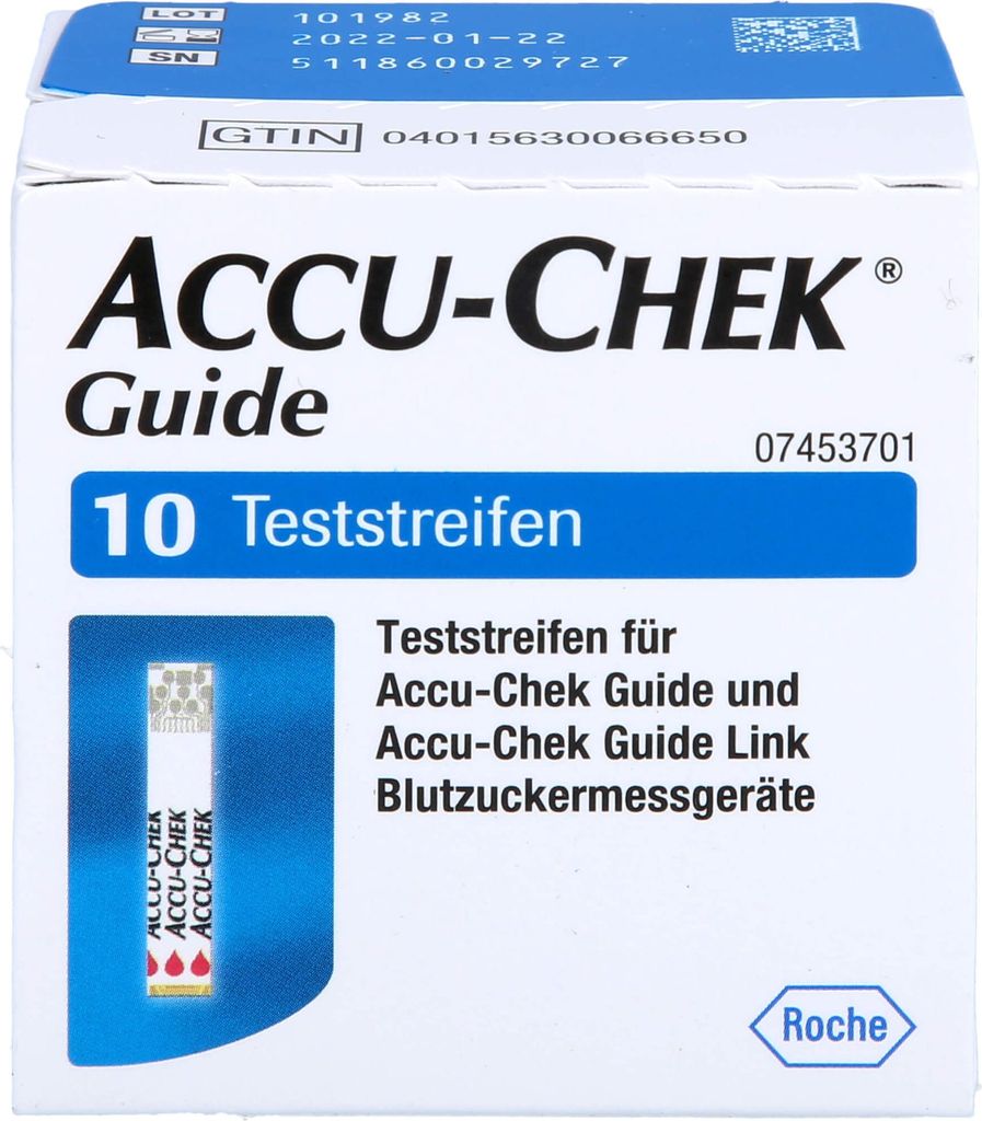 Strisce reattive ACCU-CHEK Guide, 10 strisce reattive Immagine del prodotto 