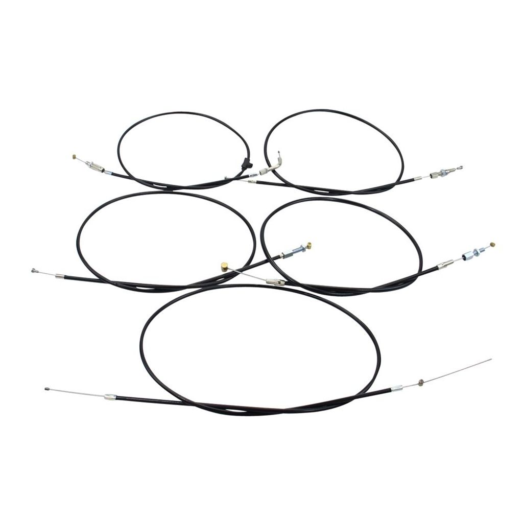 Bowdenzug Set schwarz für Zündapp ZR 30 Typ 447-100 (FG-Nr. 9079009 - 9132689)