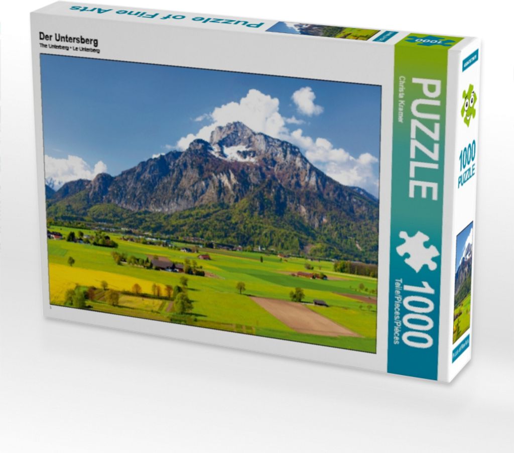 CALVENDO Puzzle Der Untersberg 1000 Teile Puzzle quer | 1000 Teile Lege-Größe 64x48cm Foto-Puzzle für glückliche Stunden