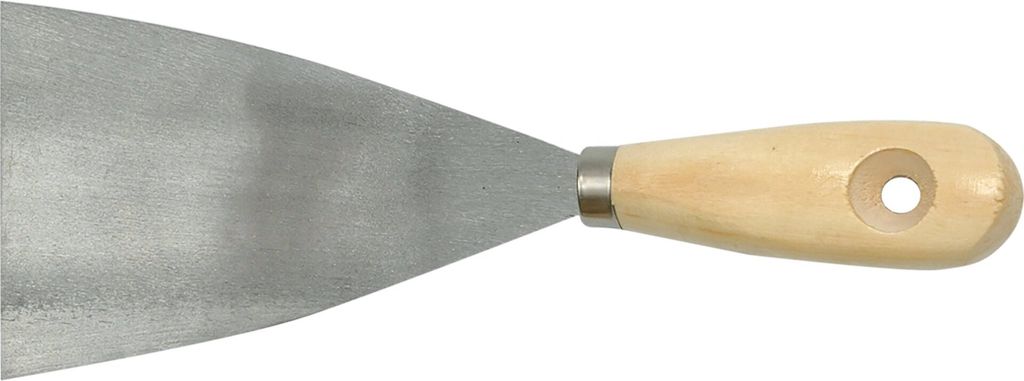 Szpachla malarska ze stali, 80 mm, z drewnianą rączką Zdjęcie produktu 