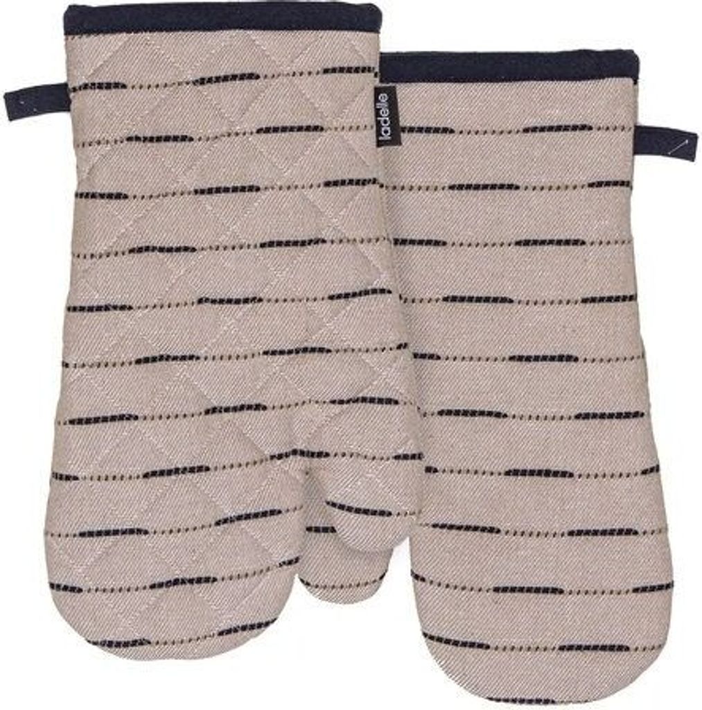 Dash Ofenhandschuh, 2er-Set, Indigo, Recycelte Baumwolle, 16,5 x 33 cm - Ladelle | Eco Recycled