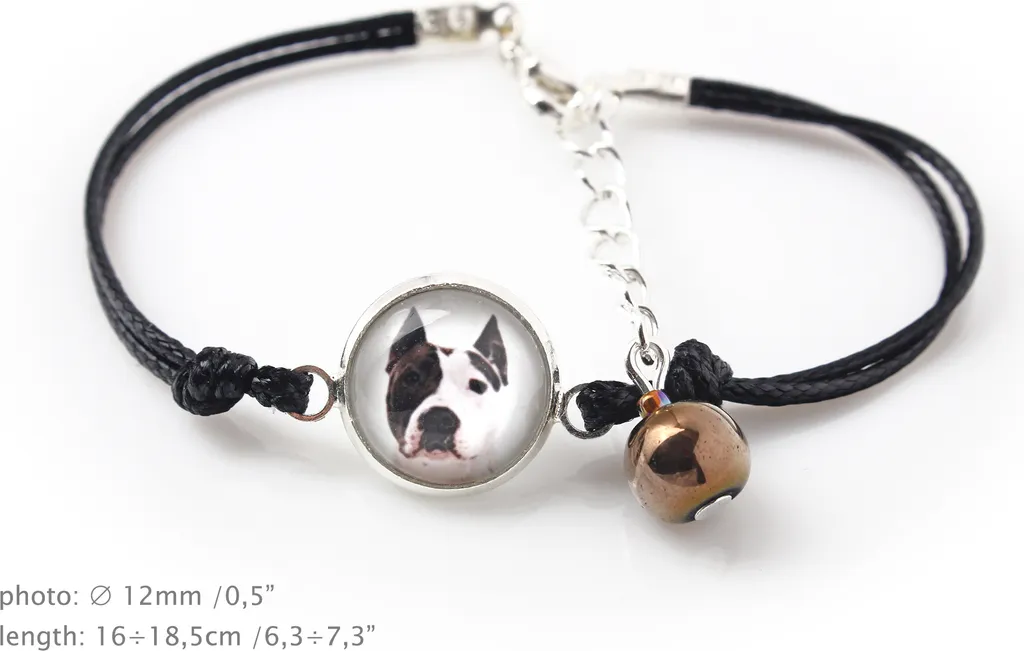Ricordo Eterno Amstaff: Set Gioielli Personalizzati Foto Art-Dog