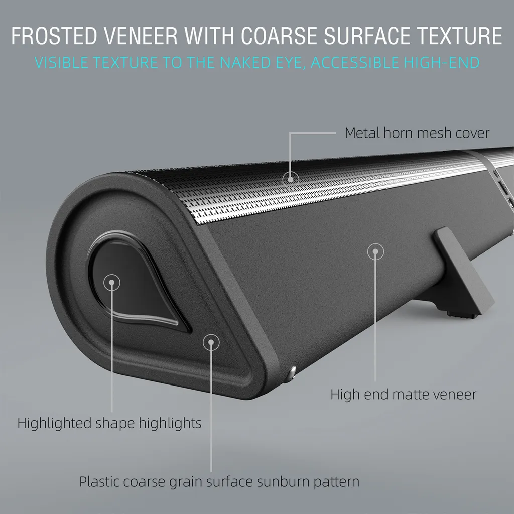 Enceinte PC Bluetooth à champ tridimensionnel et barrage sonore - 18