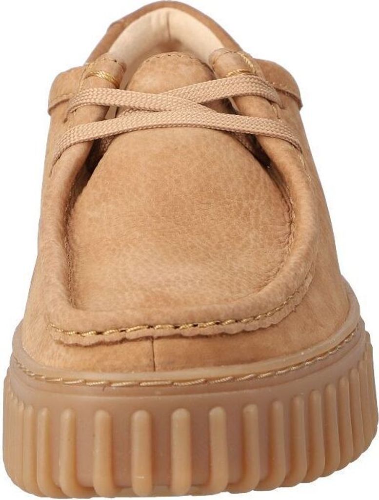 Clarks Torhill Bee Damskie Nubuk Trampki - Main Image