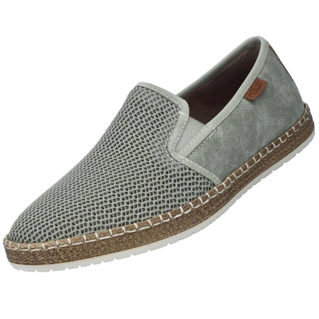 Rieker Klassische Slipper Herren 31383034303630 Grün 42 EU