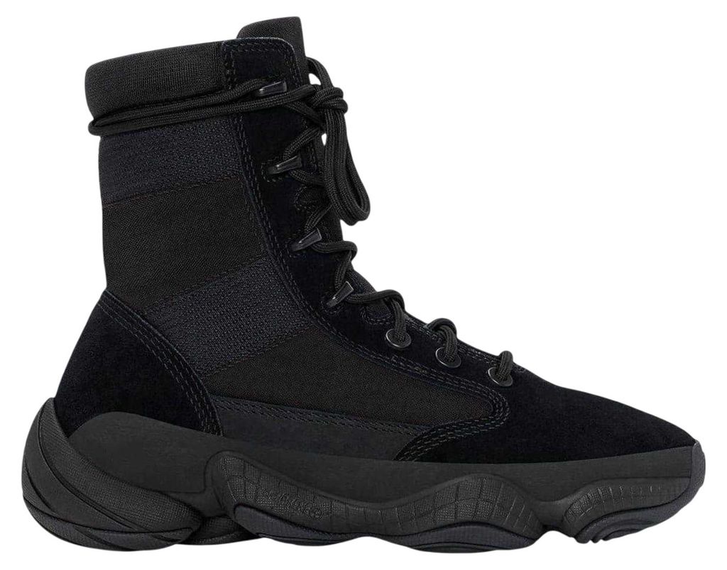 Adidas - "Yeezy 500" Springerstiefel für Kinder, Wildleder GT27630 (36,5 EU) (Schwarz)