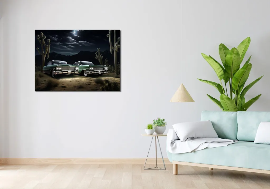 Image 100 x 70 cm Rencontre nostalgique Impression Haute Définition - 2
