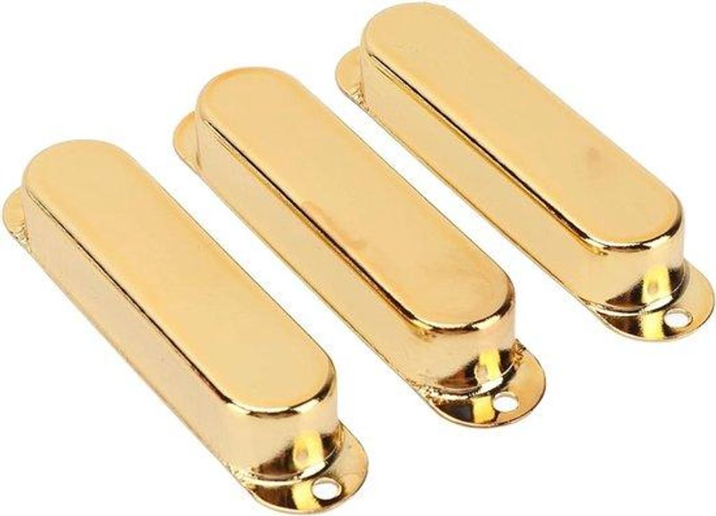 Elektrische Gitarren Pickup Pad - 3 Stück Standard Design - Schalldämpfer - Gold Single Coil Abdeckung