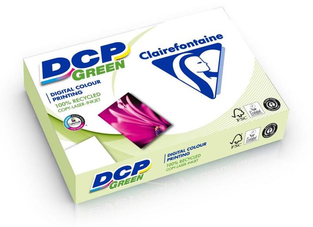 Clairefontaine DCP Green 200 g A 4 Recyclingpapier 250 Produktbild 