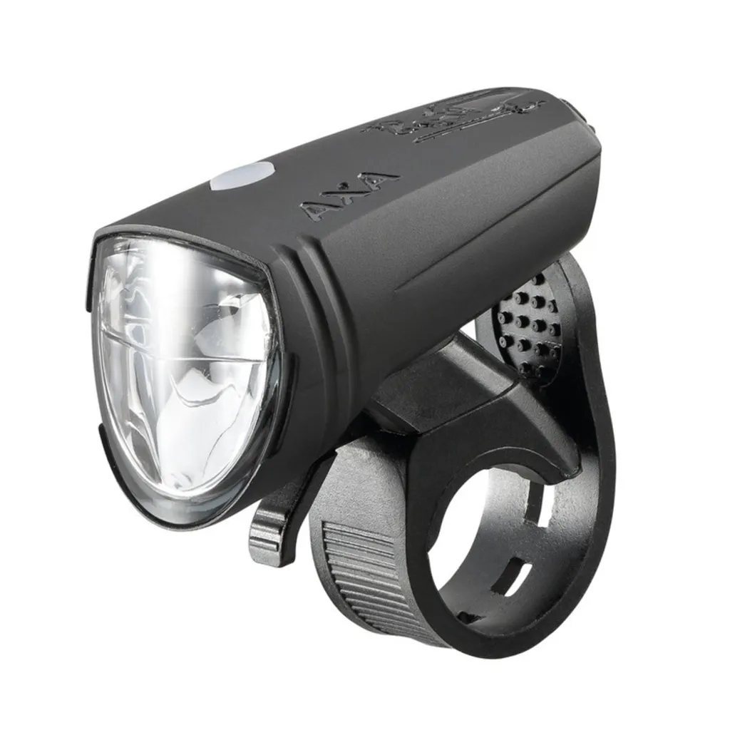 Éclairage vélo AXA GreenLine 15 LED rechargeable USB - Phare avant Noir