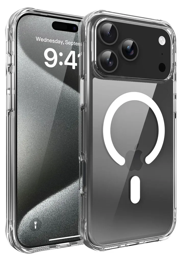Cover MagSafe iPhone 17 Pro Cadorabo: Silicone TPU e Retro Anti-Urto