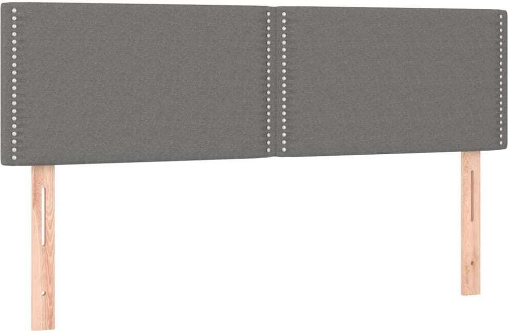 "SALE 2026" Kopfteile 2er-set - multifunktional& Moderne - Dunkelgrau 72x5x78/88 cm Stoff - Kopfteile DE4452445