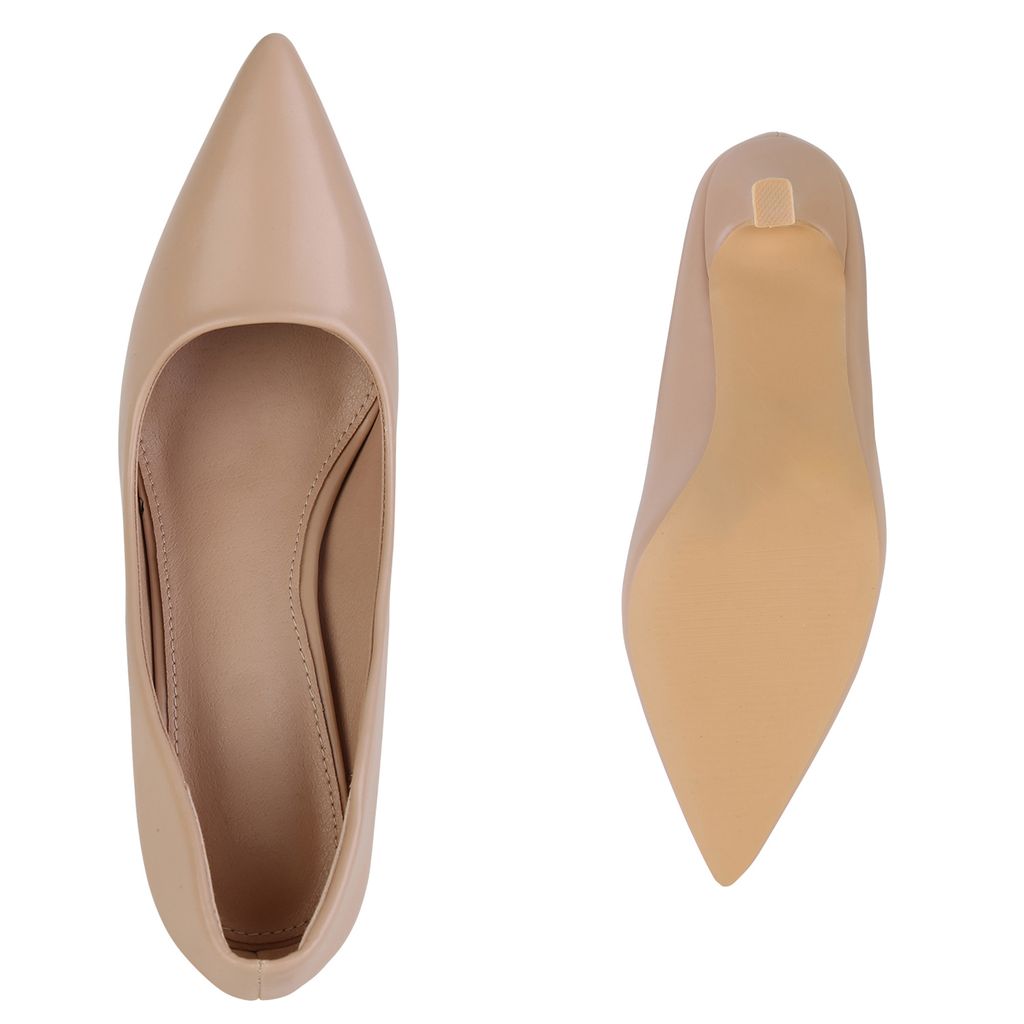 VAN HILL Damen Spitze Pumps Stiletto Klassische Schuhe Produktbild 3